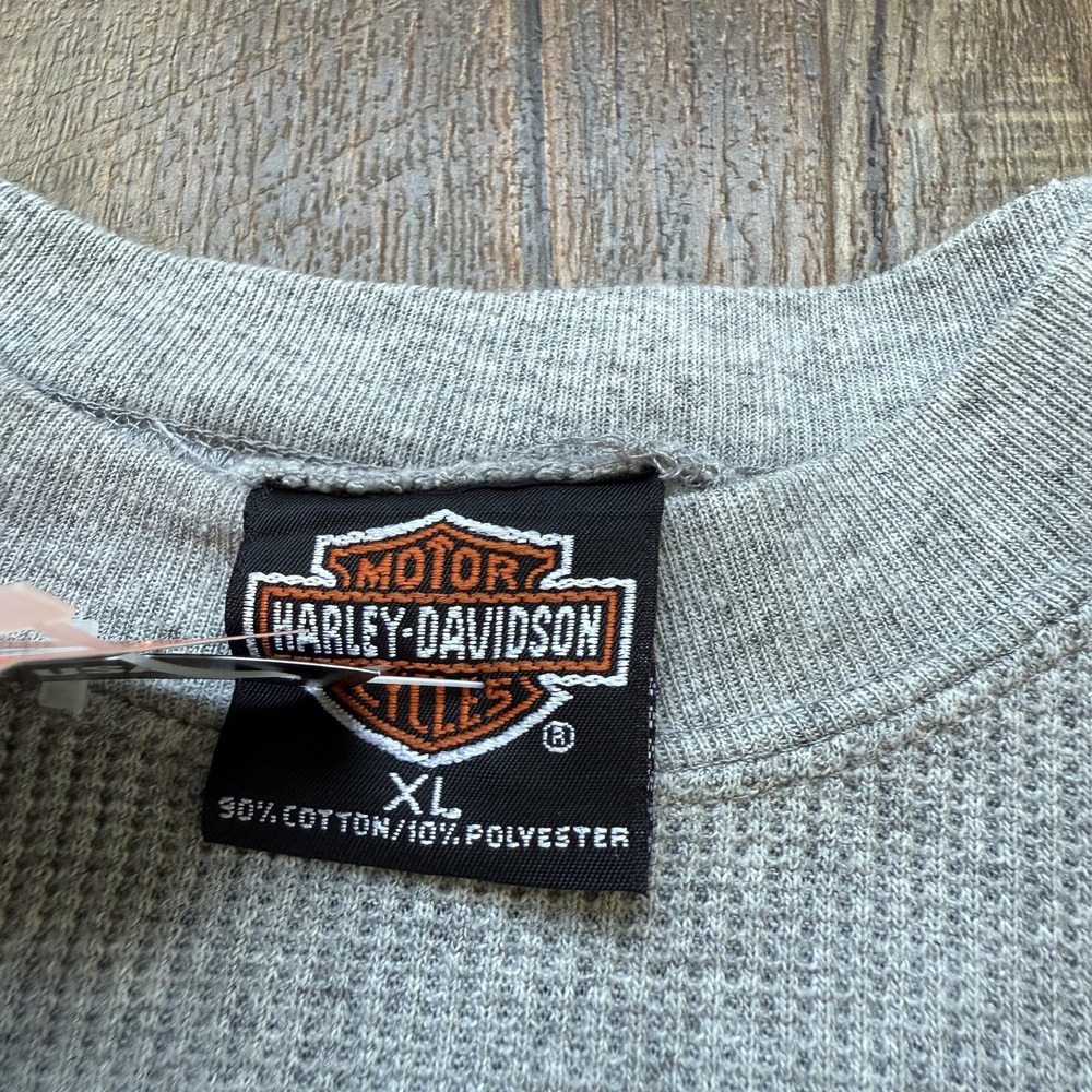Harley-Davidson Shirt Mens XL NWT Smoky Mtn Thermal Biker USA Made Motorcycle - Picture 6 of 12